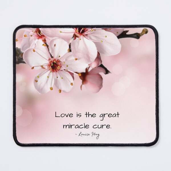 Item preview, Louise Hay Quote, Love is the great miracle cure, Heal Yourself designed and sold by MamaSweetea.