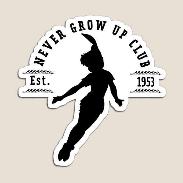 Item preview, Never Grow Up Club- Pan Design  designed and sold by PrettyPage.