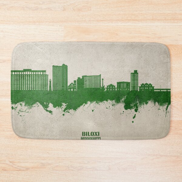 Item preview, Biloxi Mississippi Skyline designed and sold by ArtPrints.