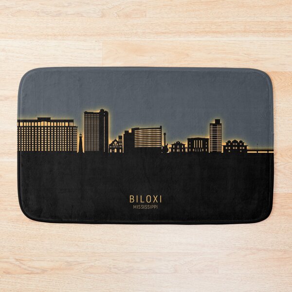 Item preview, Biloxi Mississippi Skyline designed and sold by ArtPrints.