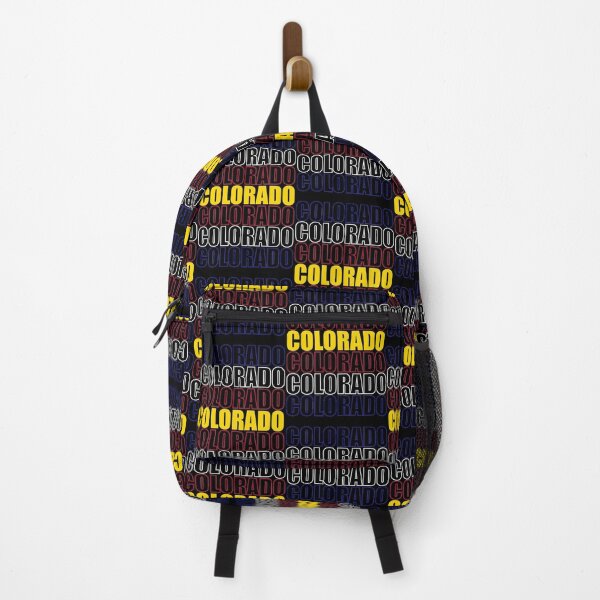 Item preview, Colorado Text Flag on Black designed and sold by that5280lady.