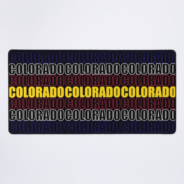 Item preview, Colorado Text Flag on Black designed and sold by that5280lady.