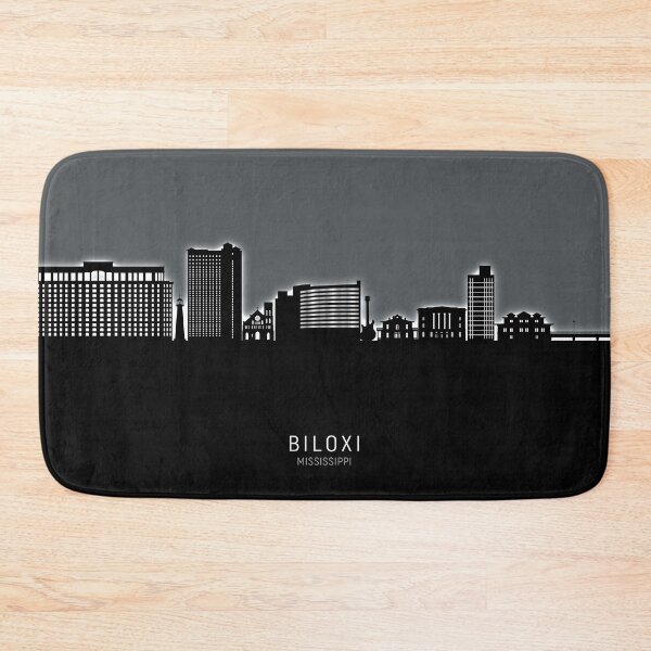 Item preview, Biloxi Mississippi Skyline designed and sold by ArtPrints.