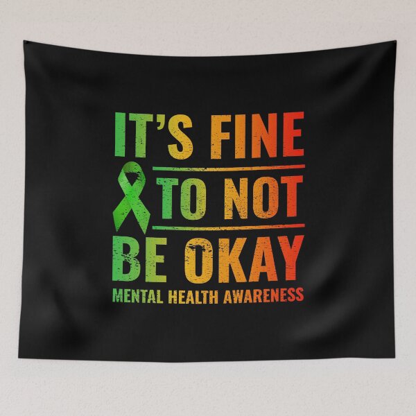 Item preview, Mental Health Awareness Motivational Quote designed and sold by CuteDesigns1.