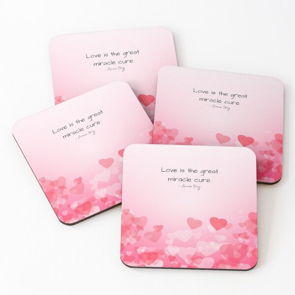 Item preview, Louise Hay Quote, Love is the great miracle cure, Heal Yourself designed and sold by MamaSweetea.