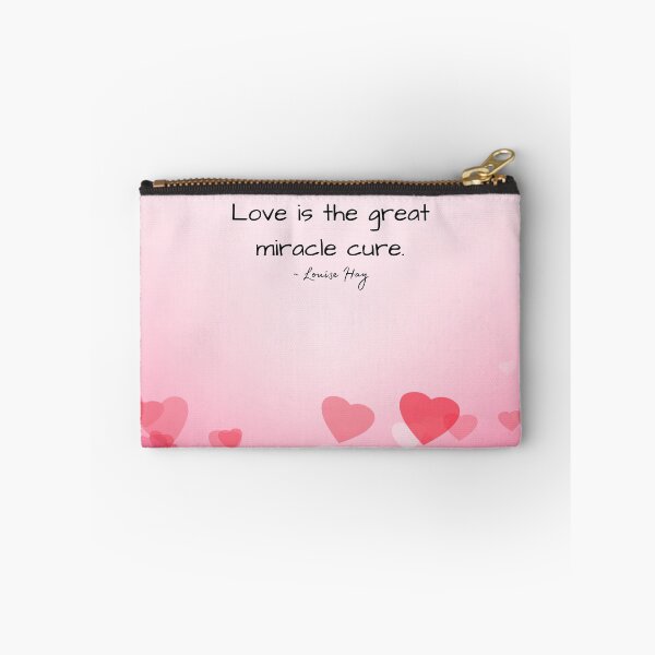 Item preview, Louise Hay Quote, Love is the great miracle cure, Heal Yourself designed and sold by MamaSweetea.