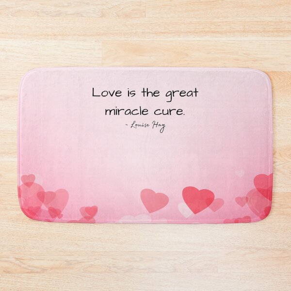 Item preview, Louise Hay Quote, Love is the great miracle cure, Heal Yourself designed and sold by MamaSweetea.