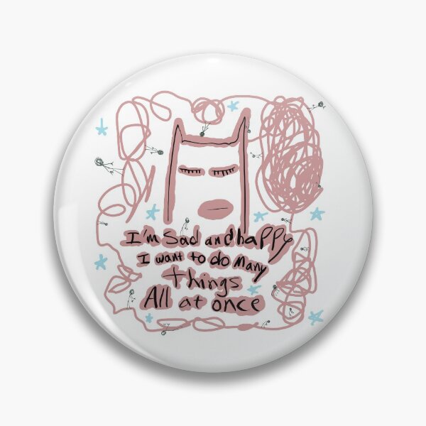Item preview, Neither Sad nor Happy designed and sold by PapaTheCat.