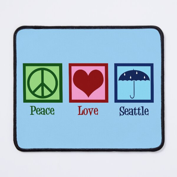 Item preview, Peace Love Seattle designed and sold by Epic Love Designs.