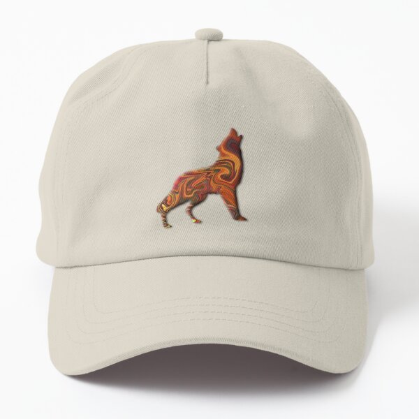 Wolf silhouette Dad Hat