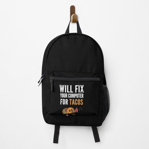 Item preview, Will Fix Computer For Tacos designed and sold by Club7Studios.