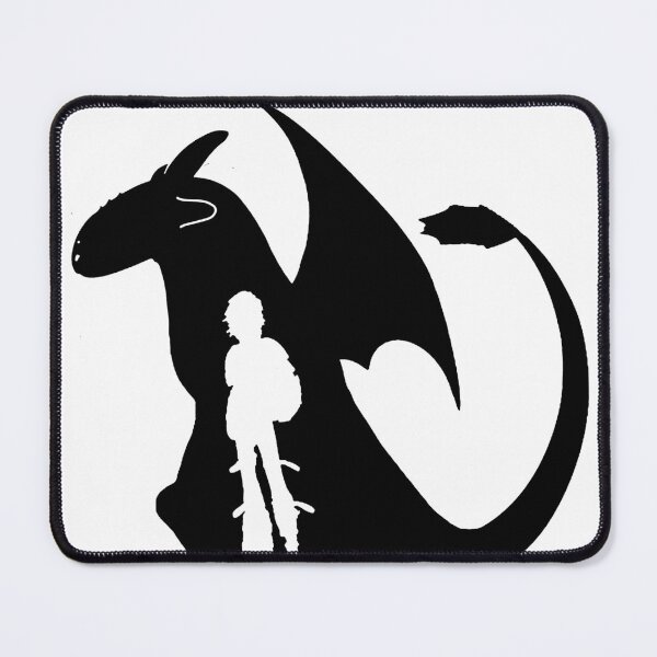 Item preview, Toothless and Hiccup Silhouette designed and sold by rachelsuli.