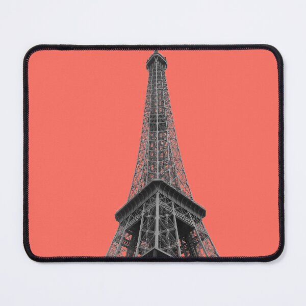 Item preview, Eiffel Tower on living coral ground designed and sold by AHELENE.