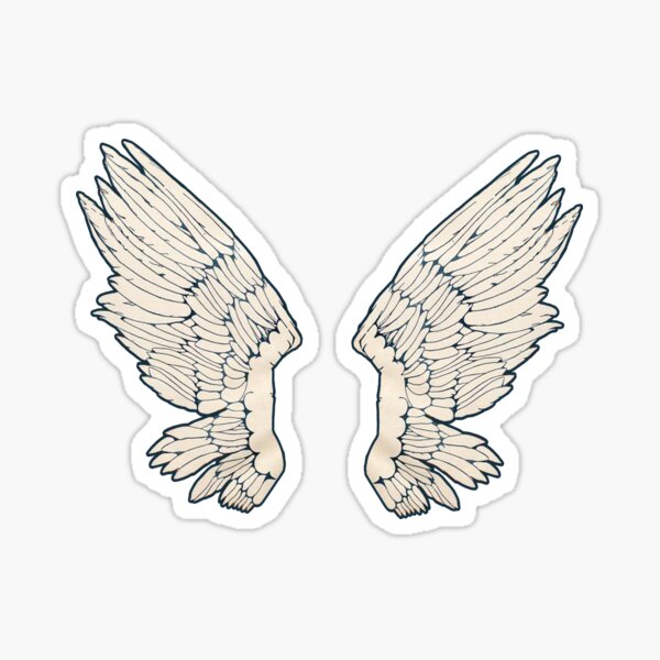 Item preview, Angel Wings Sticker Set designed and sold by elevens.
