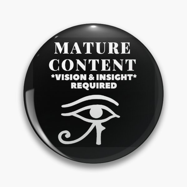 Aperçu de l'œuvre S.O.I.L Signs - Contenu mature 2 Blanc sur noir 4500 créée et vendue par TheSignsofSOIL.