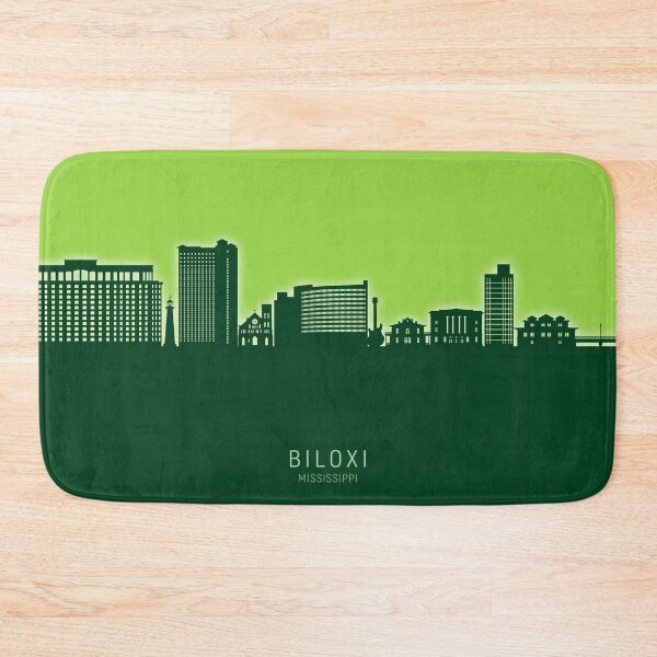 Item preview, Biloxi Mississippi Skyline designed and sold by ArtPrints.