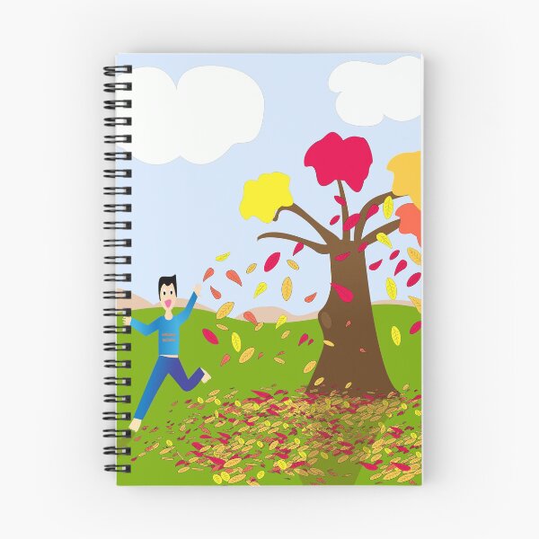 Item preview, autumn is coming- tree and happy boy  designed and sold by BayanDU.