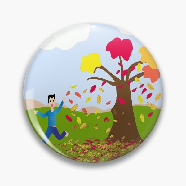 Item preview, autumn is coming- tree and happy boy  designed and sold by BayanDU.