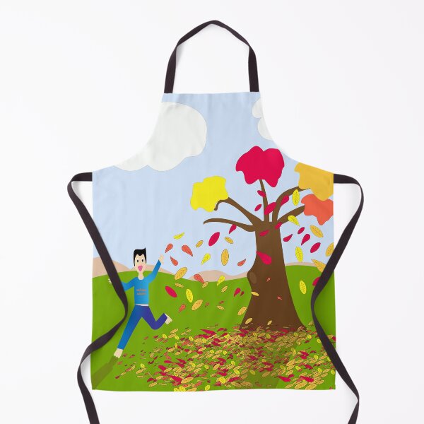 Item preview, autumn is coming- tree and happy boy  designed and sold by BayanDU.