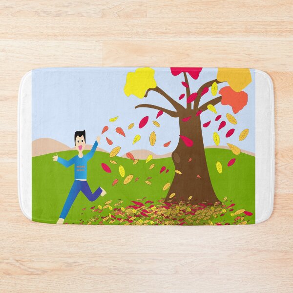 Item preview, autumn is coming- tree and happy boy  designed and sold by BayanDU.