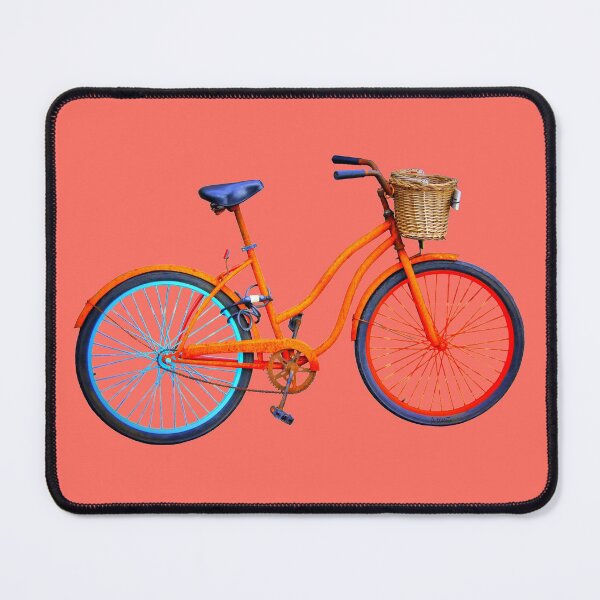 Item preview, Old bicycle on peach echo ground designed and sold by AHELENE.