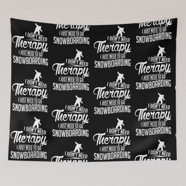 Item preview, Snowboarding is my therapy designed and sold by nektarinchen.