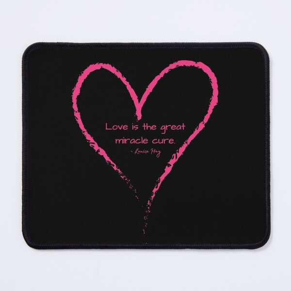 Item preview, Louise Hay Quote, Love is the great miracle cure, Heal Yourself designed and sold by MamaSweetea.