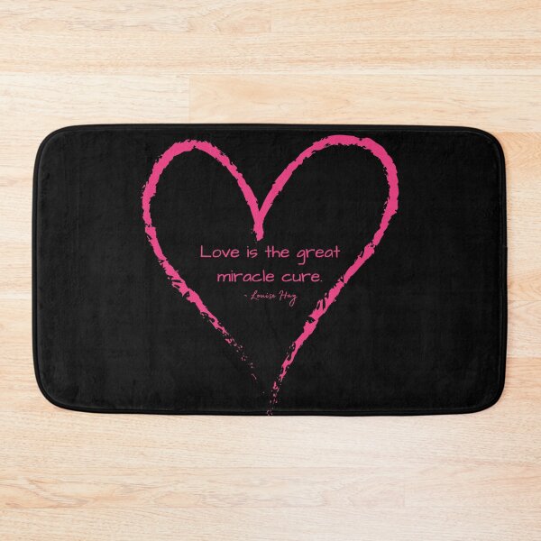Item preview, Louise Hay Quote, Love is the great miracle cure, Heal Yourself designed and sold by MamaSweetea.