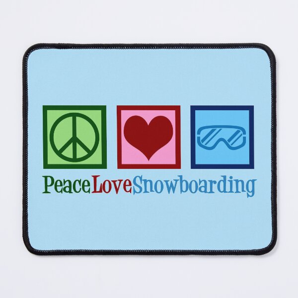 Item preview, Peace Love Snowboarding designed and sold by Epic Love Designs.
