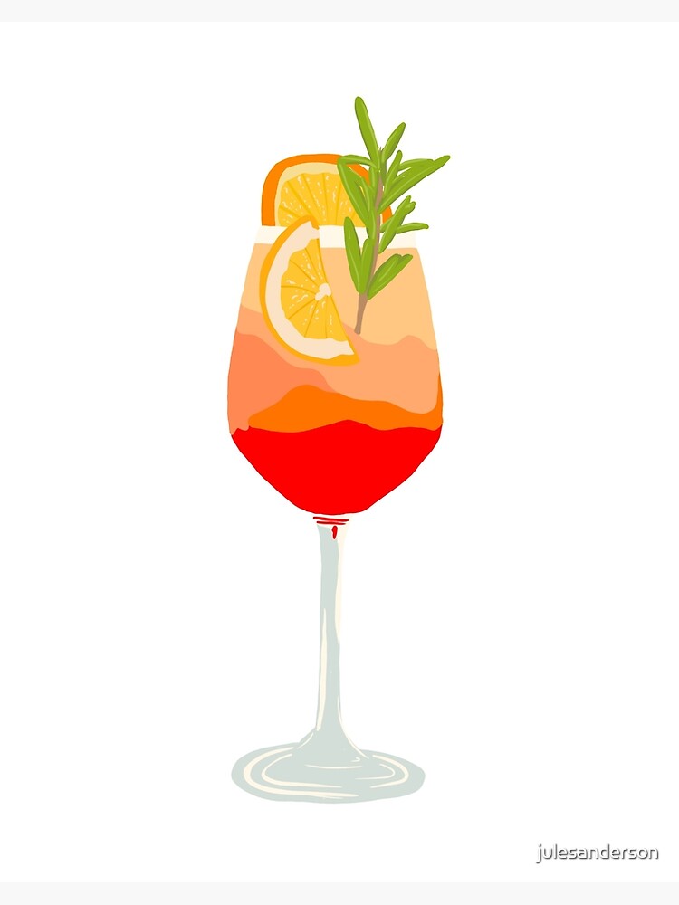 Cocktail Critters Aperol Spritz Cocktail Pin