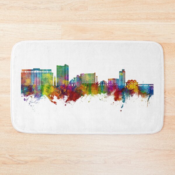 Item preview, Biloxi Mississippi Skyline designed and sold by ArtPrints.