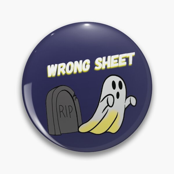 Item preview, Graveyard Ghost Wrong Sheet - text designed and sold by DF3.