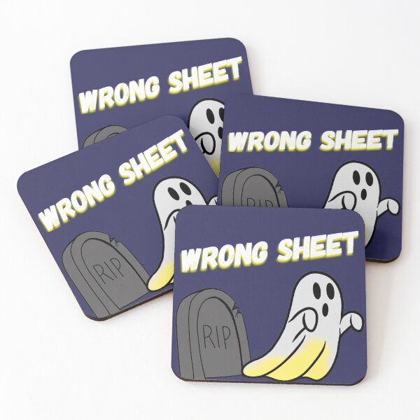 Item preview, Graveyard Ghost Wrong Sheet - text designed and sold by DF3.