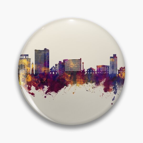 Item preview, Biloxi Mississippi Skyline designed and sold by ArtPrints.