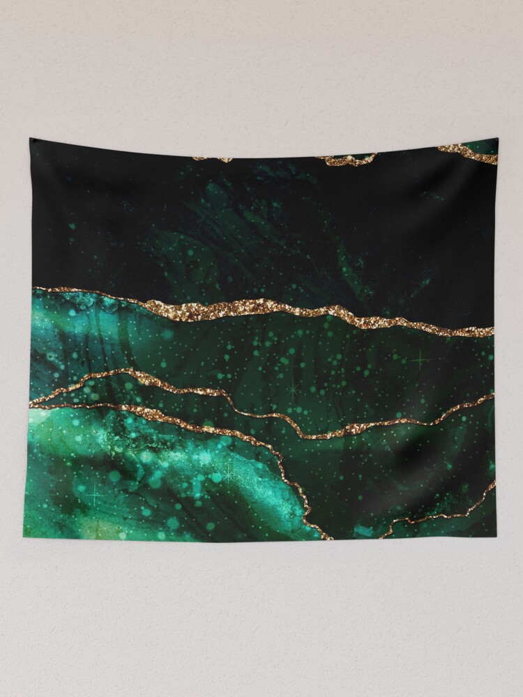 Dark Emerald Green - Lowest Price On Site - Accent Color Decor Canvas  Print for Sale by WizzlesEmporium