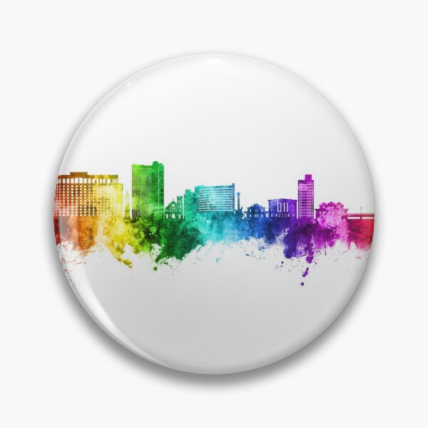 Item preview, Biloxi Mississippi Skyline designed and sold by ArtPrints.