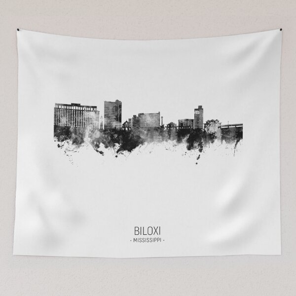 Item preview, Biloxi Mississippi Skyline designed and sold by ArtPrints.