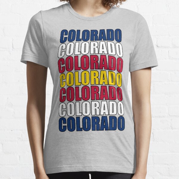 Colorado Text Flag Essential T-Shirt