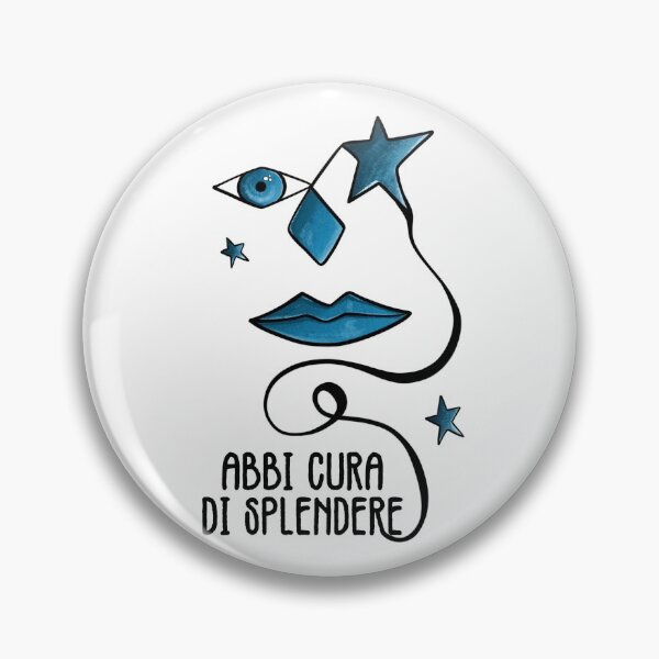 Vista previa del artículo con la obra «Abbi cura di splendere!», diseñado y vendido por Minimaodesign.