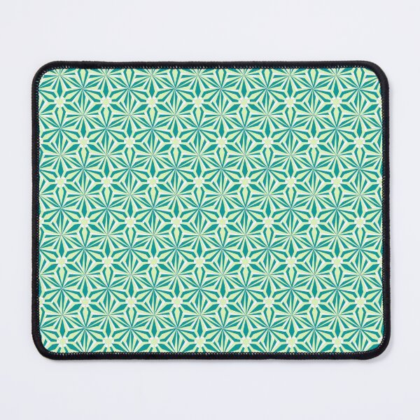 Item preview, Green Teal Op Art Tessellation designed and sold by PhilosophyUK.
