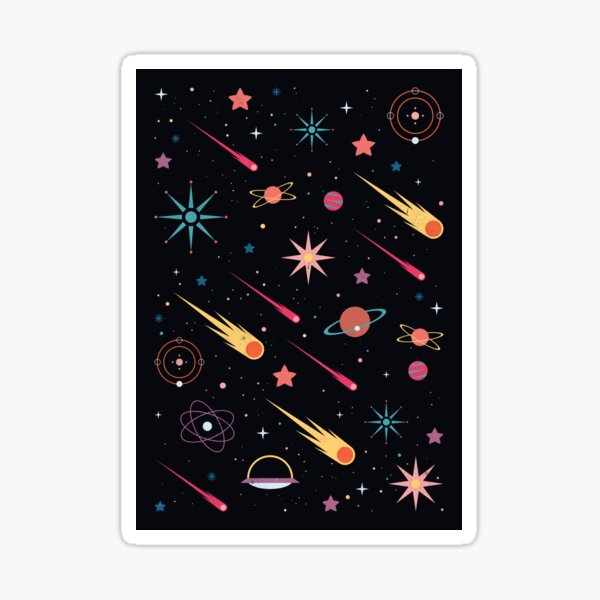 Fly Through Space Sticker