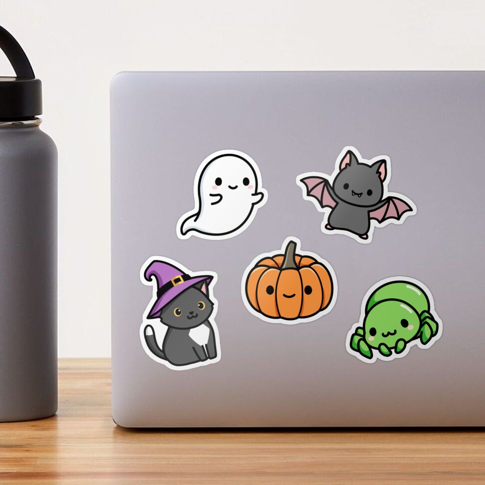 Grim Mini Pegatinas - Pegatinas de Halloween - Billy & Mandy - Pegatinas  para Hydroflask - Pegatinas Portátil