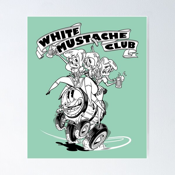 Item preview, "WHITE MUSTACHE CLUB" #2 designed and sold by art-by-nidan.