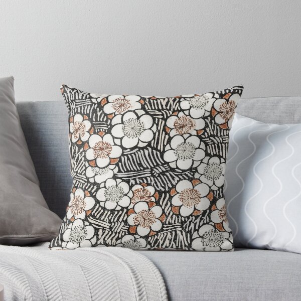 Item preview, Japanese Flower / Black and Brown designed and sold by moonlime-art.