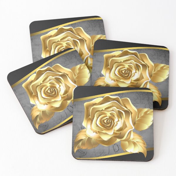 Item preview, Beautiful noble golden rose designed and sold by Bettina2311.