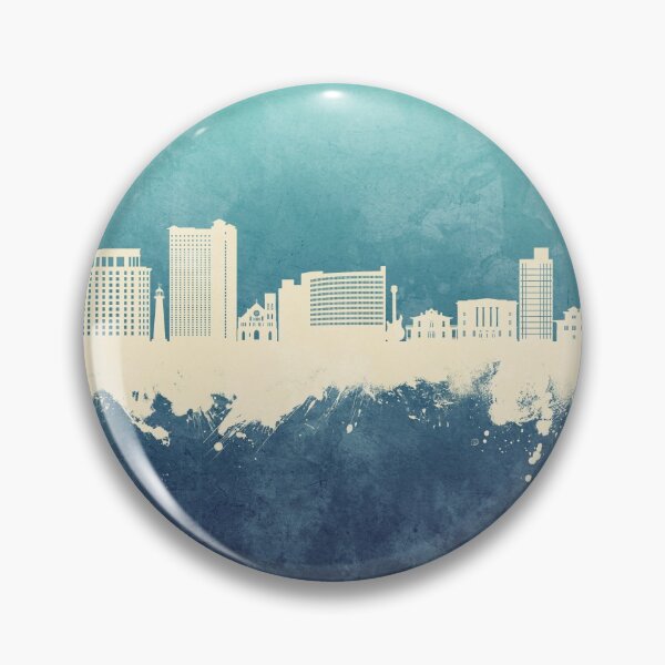 Item preview, Biloxi Mississippi Skyline designed and sold by ArtPrints.