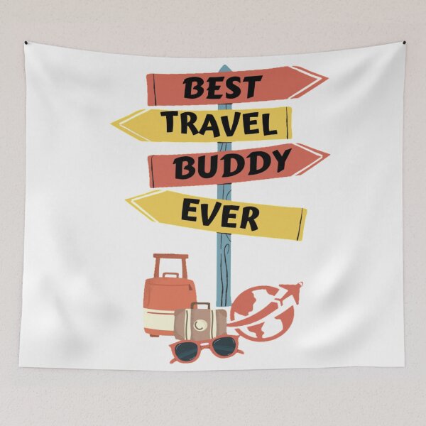 Item preview, Best Travel Buddy Ever designed and sold by Simi2020.