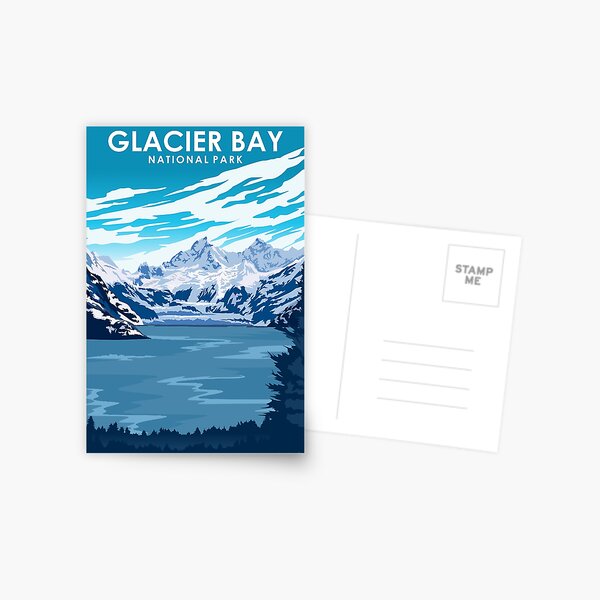 Item preview, Glacier Bay National Park Travel Poster designed and sold by Stadify.