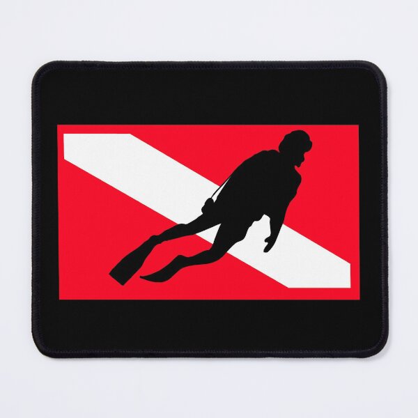 Item preview, Scuba Diver Down Flag designed and sold by SportsT-Shirts.