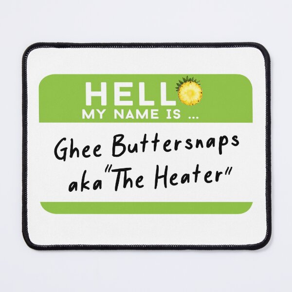 Item preview, Ghee Buttersnaps Name Tag designed and sold by Dark Angel Graphics.